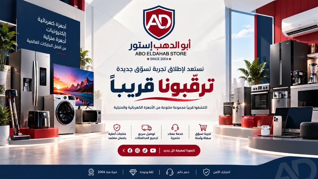 أبوالدهب ستور — ترقّبونا قريبًا — نستعد لإطلاق تجربة تسوّق جديدة